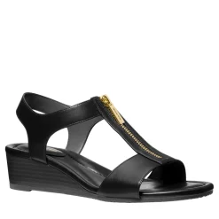 MICHAEL Michael Kors Berkley Wedge Sandal Black Sandalen