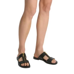 MICHAEL Michael Kors Berkley Flat Sandal Black Sandalen