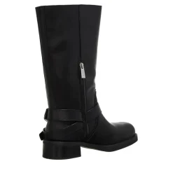 MICHAEL Michael Kors Crosby Moto Boot Black Biker Boots