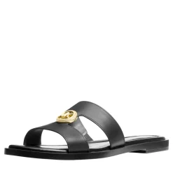 MICHAEL Michael Kors Erin Flat Sandal Black Sandalen