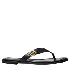 MICHAEL Michael Kors Erin Thong Sandal Black Flip Flops