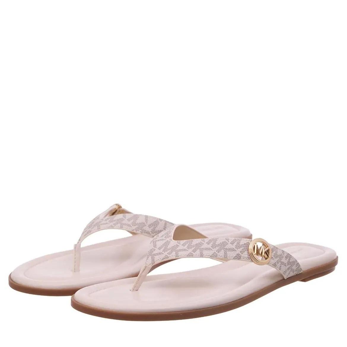 MICHAEL Michael Kors Erin Thong Sandal Vanilla Flip Flops
