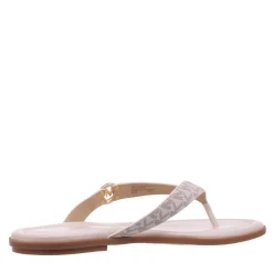 MICHAEL Michael Kors Erin Thong Sandal Vanilla Flip Flops