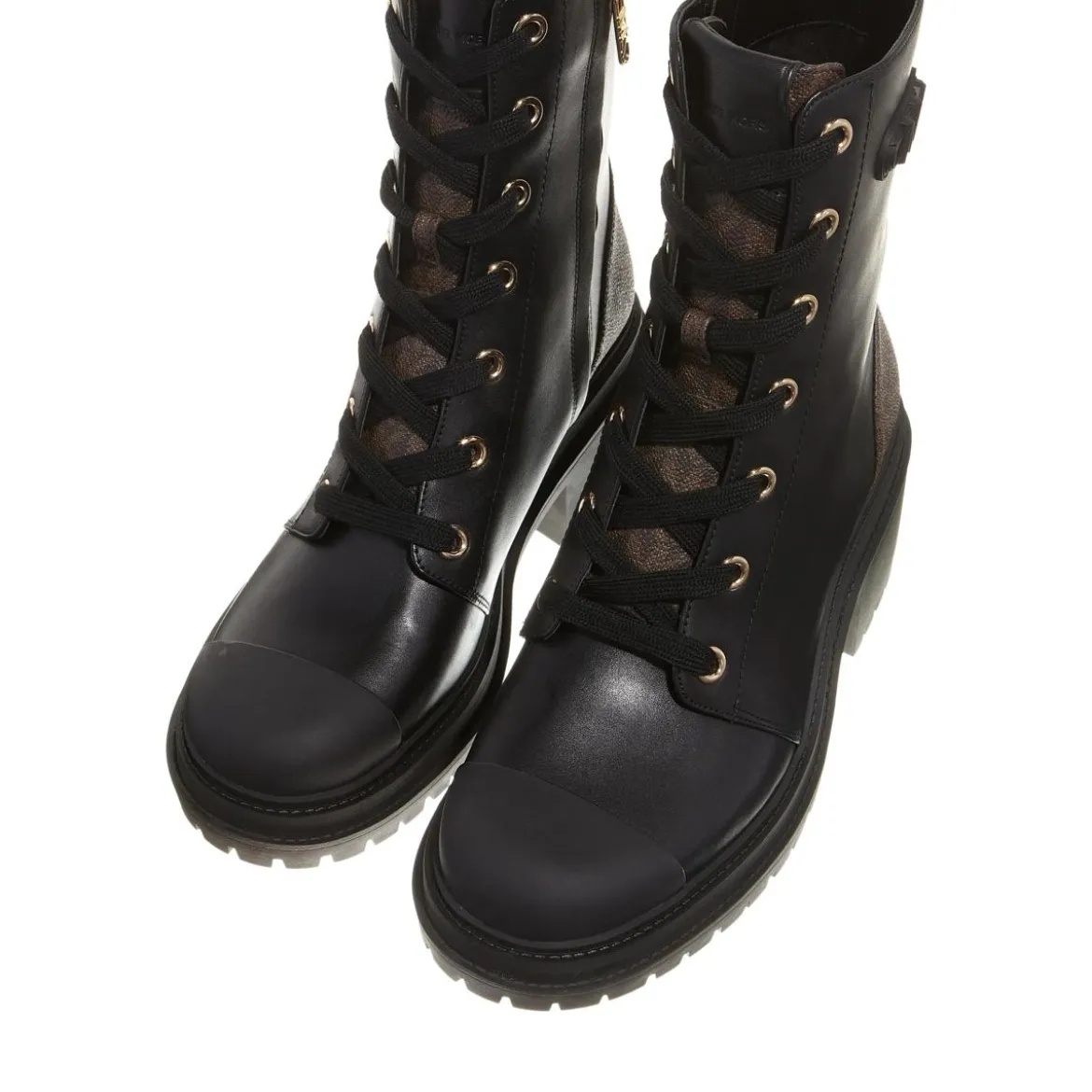 MICHAEL Michael Kors Hanley Bootie Black Brown Stiefel