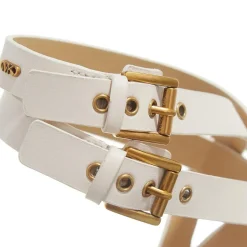 MICHAEL Michael Kors Irene Kitten Sandal Lt Cream Sandaletten mit Absatz