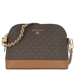 MICHAEL Michael Kors Jet Set Charm Large Dome Crossbody Brown Acorn Crossbody Bag