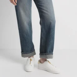 MICHAEL Michael Kors Keaton Zip Slip On Pale Gold Low-Top-Sneaker