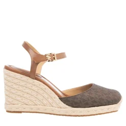 MICHAEL Michael Kors Kenzie Wedge Brown Plateausandalen
