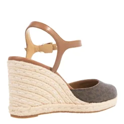 MICHAEL Michael Kors Kenzie Wedge Brown Plateausandalen