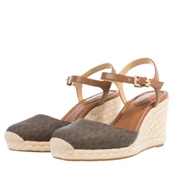 MICHAEL Michael Kors Kenzie Wedge Brown Plateausandalen