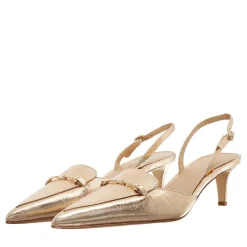 MICHAEL Michael Kors Lena Sling Pump Pale Gold Pumps