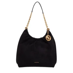 MICHAEL Michael Kors Lg Cinch Msgr Black Hobo Bag