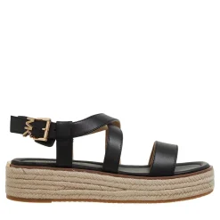 MICHAEL Michael Kors Lynn Espadrille Sandal Black Sandalen