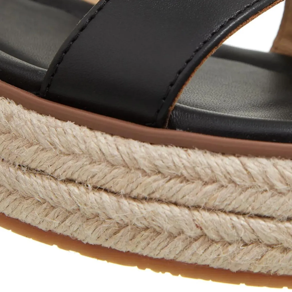 MICHAEL Michael Kors Lynn Espadrille Sandal Black Sandalen