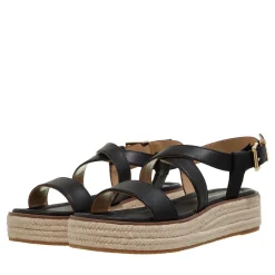 MICHAEL Michael Kors Lynn Espadrille Sandal Black Sandalen