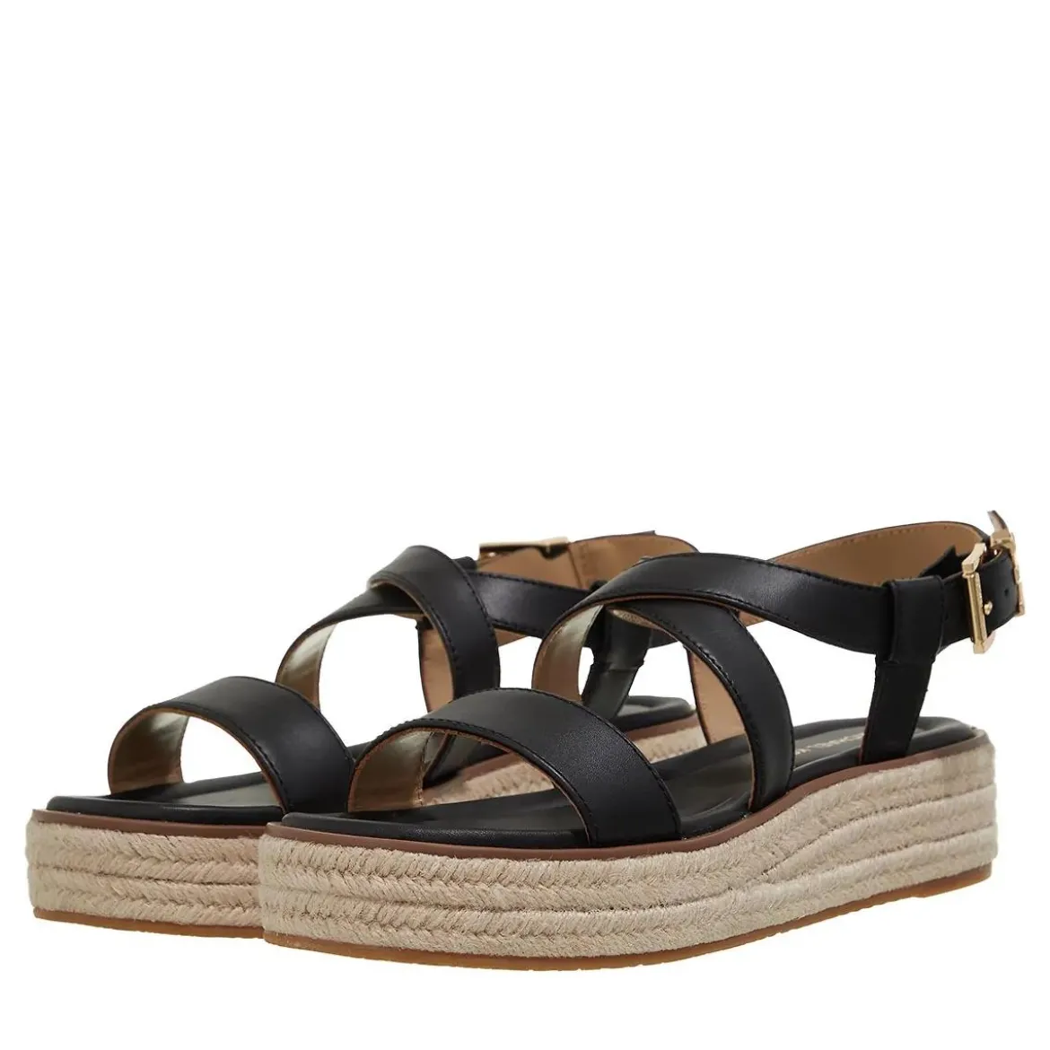 MICHAEL Michael Kors Lynn Espadrille Sandal Black Sandalen