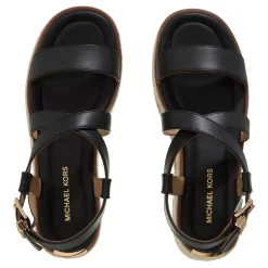 MICHAEL Michael Kors Lynn Espadrille Sandal Black Sandalen