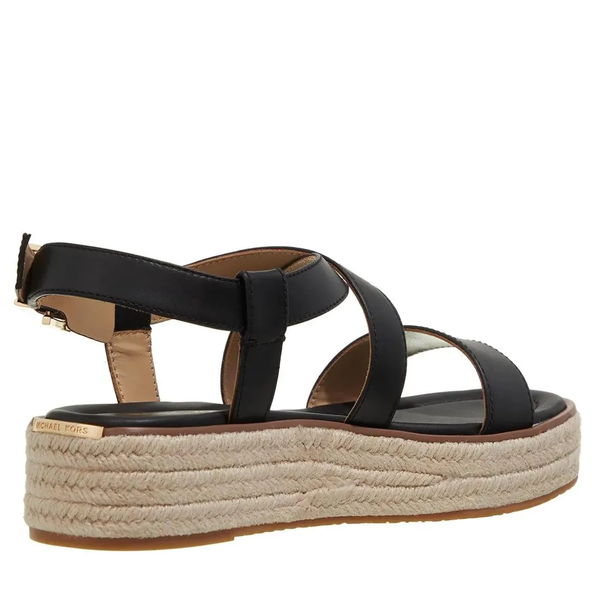 MICHAEL Michael Kors Lynn Espadrille Sandal Black Sandalen