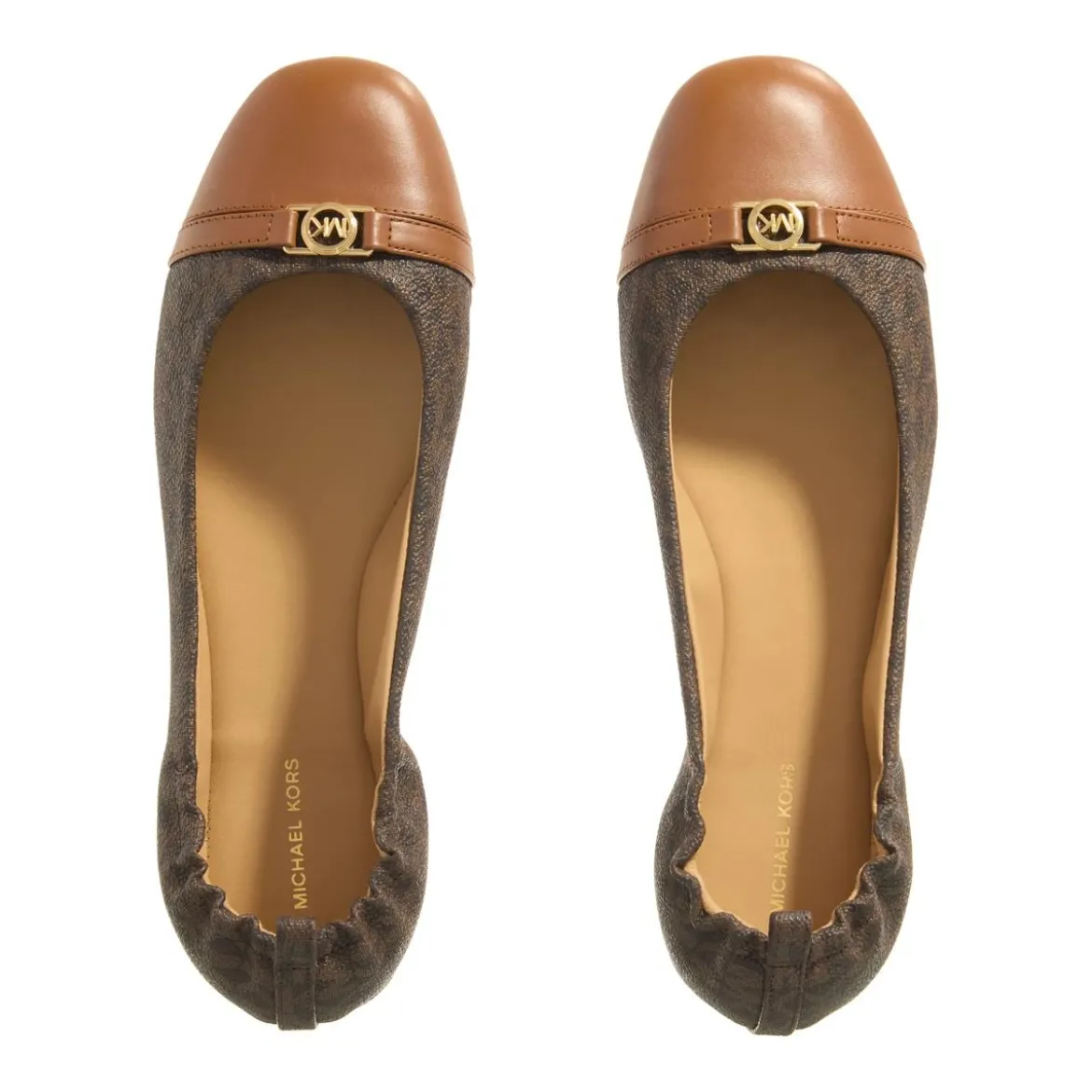 MICHAEL Michael Kors Mandy Flex Ballet Brn/Luggage Ballerinas