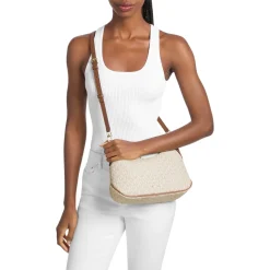 MICHAEL Michael Kors Md Conv Pouchette Xbody Vanilla/acrn Schultertasche