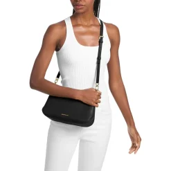 MICHAEL Michael Kors Md Conv Pouchette Xbody Black Schultertasche