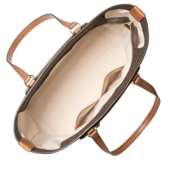 MICHAEL Michael Kors Md Ew Tz Tote Brn/acorn Shopper