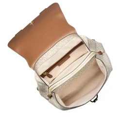 MICHAEL Michael Kors Md Flap Backpack Vanilla/acrn Rucksack