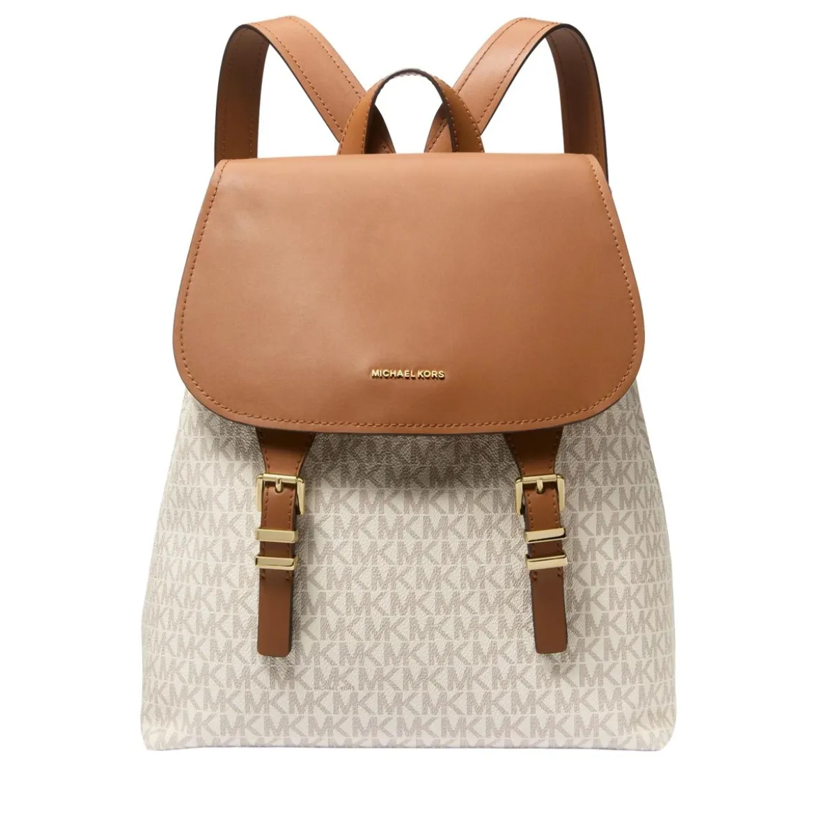 MICHAEL Michael Kors Md Flap Backpack Vanilla/acrn Rucksack
