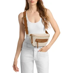 MICHAEL Michael Kors Md Sling Msgr Vanilla/acrn Crossbody Bag