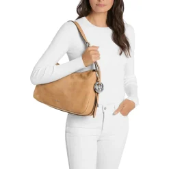 MICHAEL Michael Kors Md Tz Conv Shldr Peanut Schultertasche