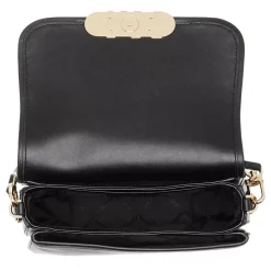 MICHAEL Michael Kors Medium Saddle Messenger Black Saddle Bag