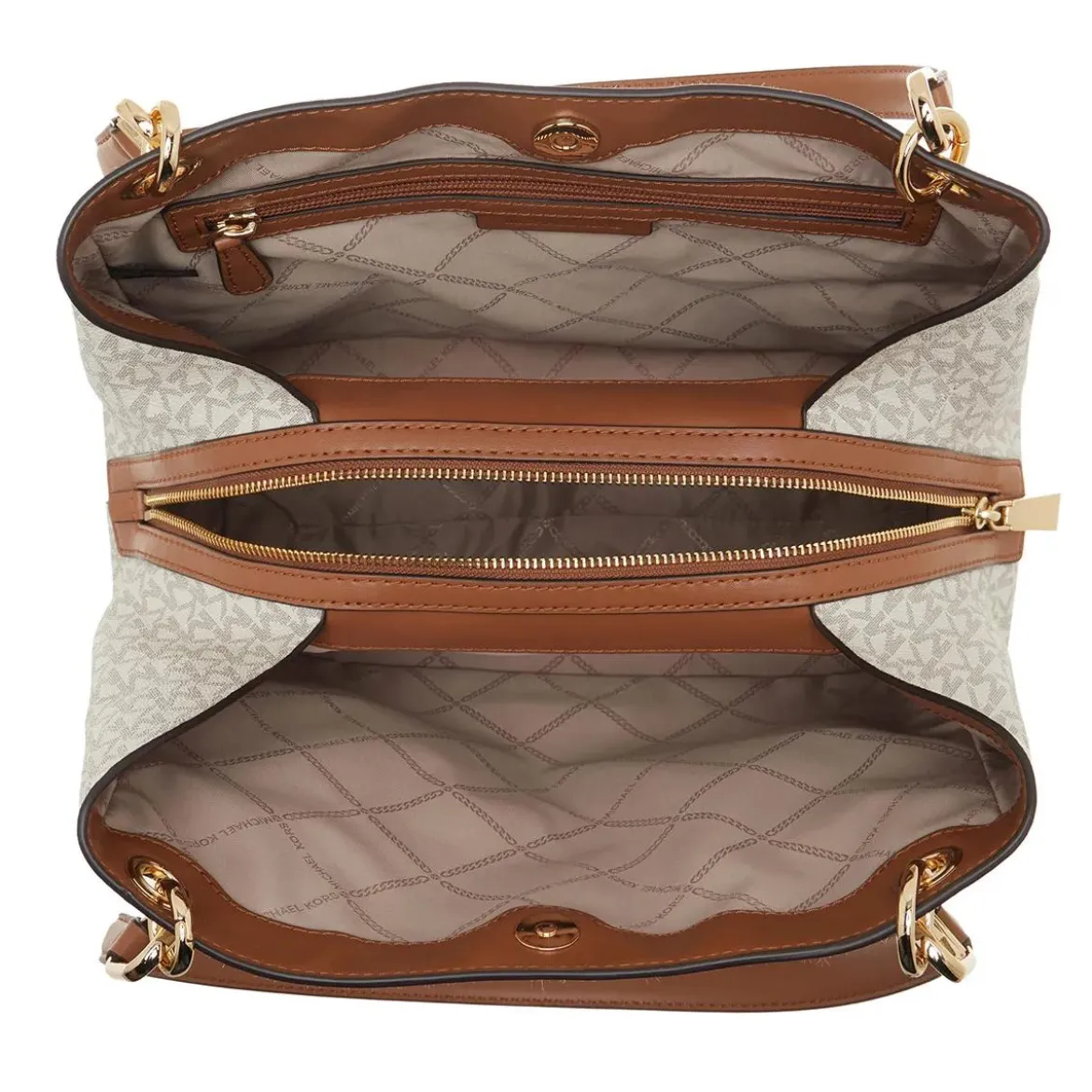 MICHAEL Michael Kors Michael Kors Kensington Tote Vanilla/acrn Schultertasche