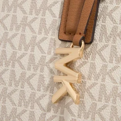 MICHAEL Michael Kors Michael Kors Laila Md Satchel Vanilla/acrn Tote