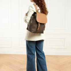 MICHAEL Michael Kors Michael Kors Quinn Flap Backpack Brn/acorn Rucksack