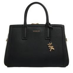 MICHAEL Michael Kors Michael Kors Laila Md Satchel Black Satchel