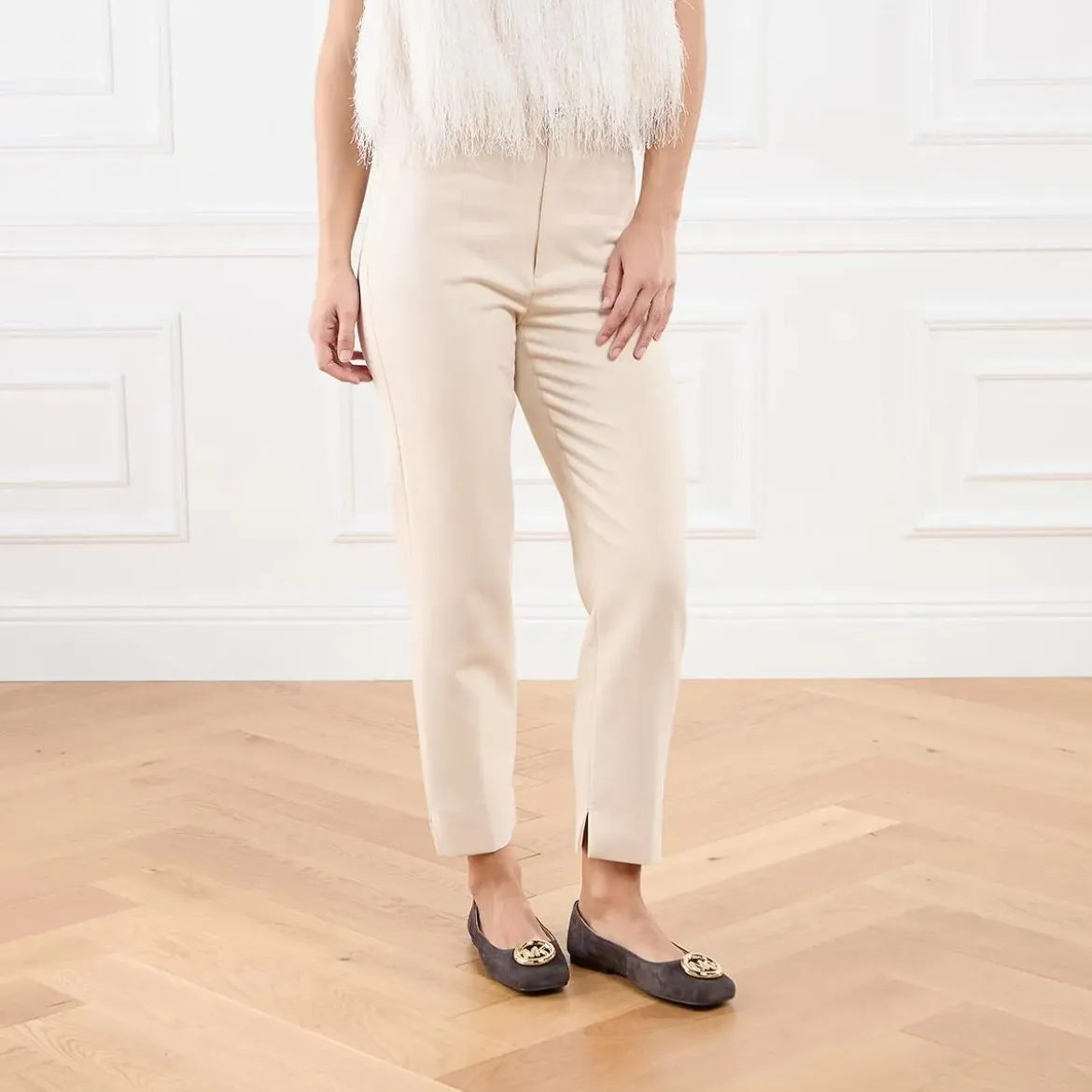 MICHAEL Michael Kors Milan Flex Ballet Chocolate Ballerinas