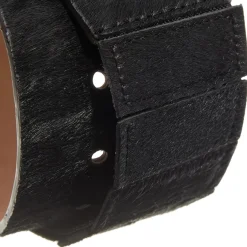 MICHAEL Michael Kors 55Mm Haircalf Belt W Stretch Back Black Taillengürtel