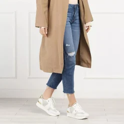 MICHAEL Michael Kors Monique Knit Trainer Pale Gold Low-Top-Sneaker