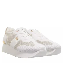 MICHAEL Michael Kors Monique Knit Trainer Pale Gold Low-Top-Sneaker