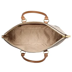 MICHAEL Michael Kors Murphy Lg Ew Dome Satchel Vanilla/Acrn Satchel