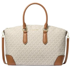 MICHAEL Michael Kors Murphy Lg Ew Dome Satchel Vanilla/Acrn Satchel