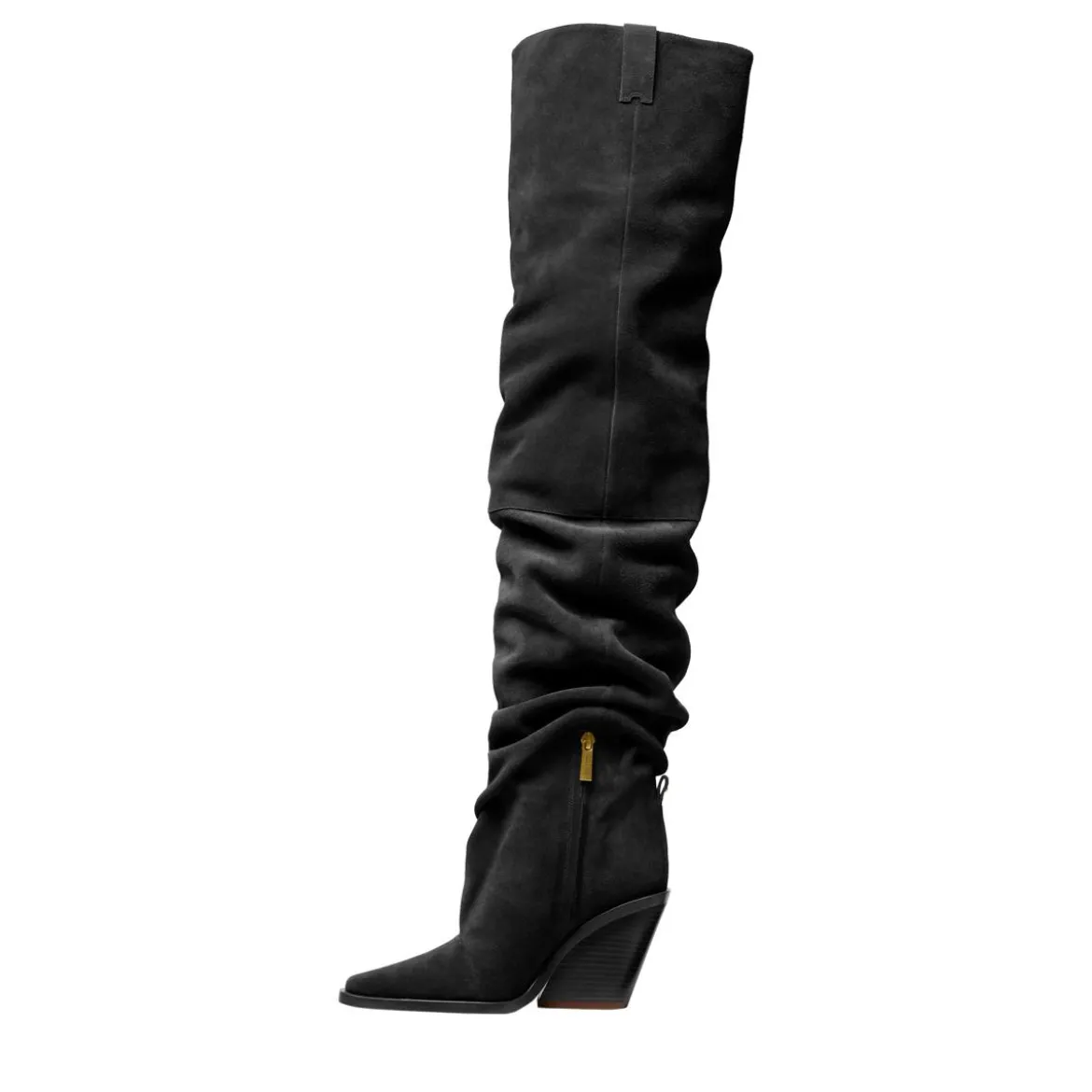 MICHAEL Michael Kors Noemie Otk Heeled Boot Black Overknee-Boots