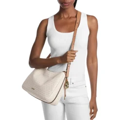 MICHAEL Michael Kors Nolita Md Tz Conv Shldr Vanilla/Acrn Schultertasche