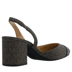 MICHAEL Michael Kors Perla Flex Sling Pump Blk/Brown Pumps