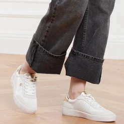 MICHAEL Michael Kors Scotty Lace Up Pl Gld Multi Low-Top-Sneaker