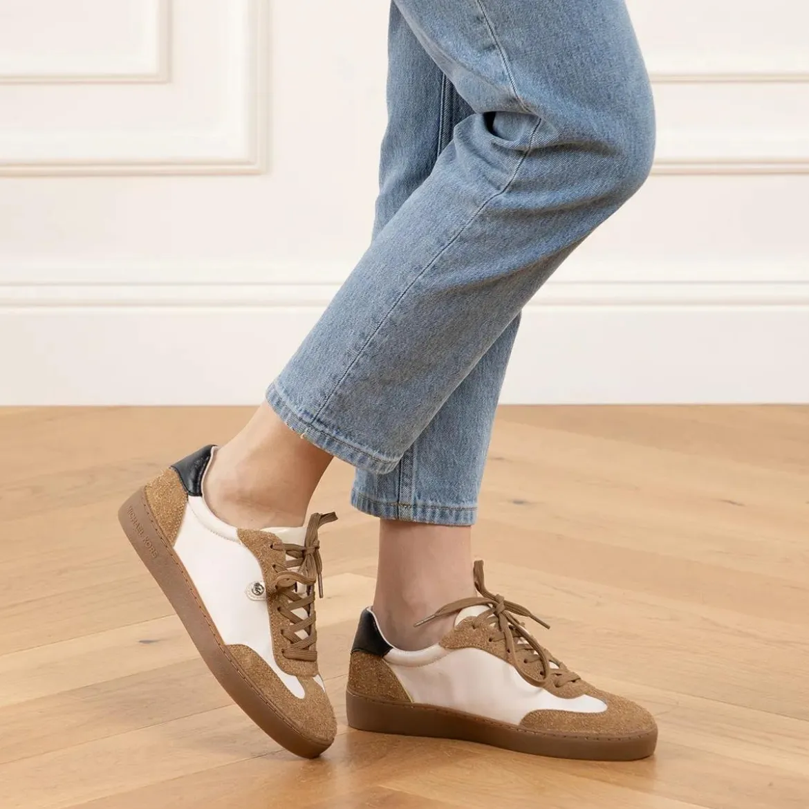 MICHAEL Michael Kors Scotty Lace Up Husk Low-Top-Sneaker