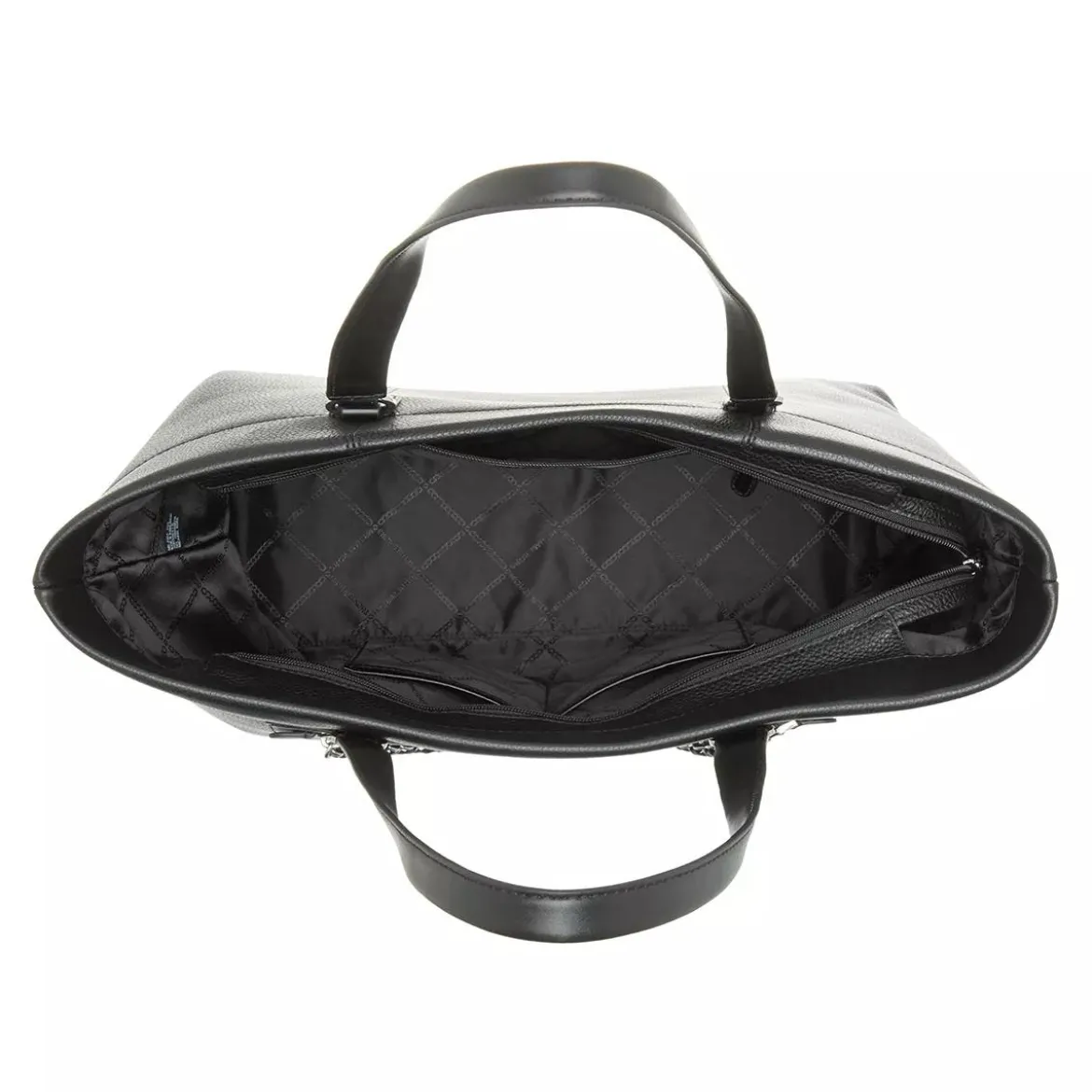 MICHAEL Michael Kors Slater Large Top-Zip Tote Black Shopper