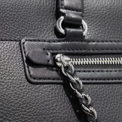 MICHAEL Michael Kors Slater Large Top-Zip Tote Black Shopper
