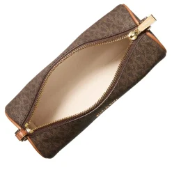 MICHAEL Michael Kors Sm Barrel Pouchette Brn/acorn Pochette