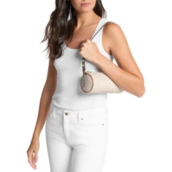 MICHAEL Michael Kors Sm Barrel Pouchette Vanilla/acrn Pochette